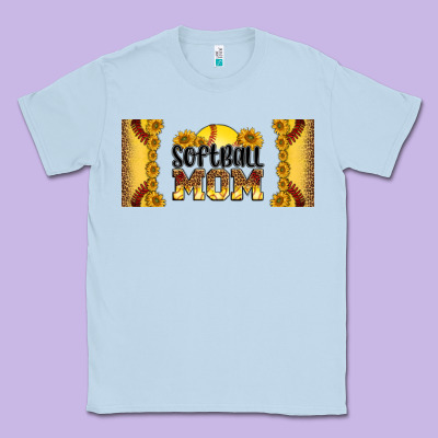 Leopard Softball Mom 16oz Libbey Glass Classic Tee Designed By Hra Design Shop