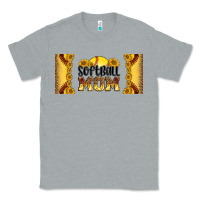 Heather Grey leopard softball mom 16oz libbey glass Classic Tee - HRA Design Shop