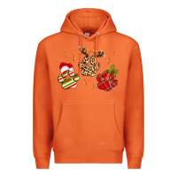 Carrot christmas paws Premium Hoodie - MaliasSmallBusiness