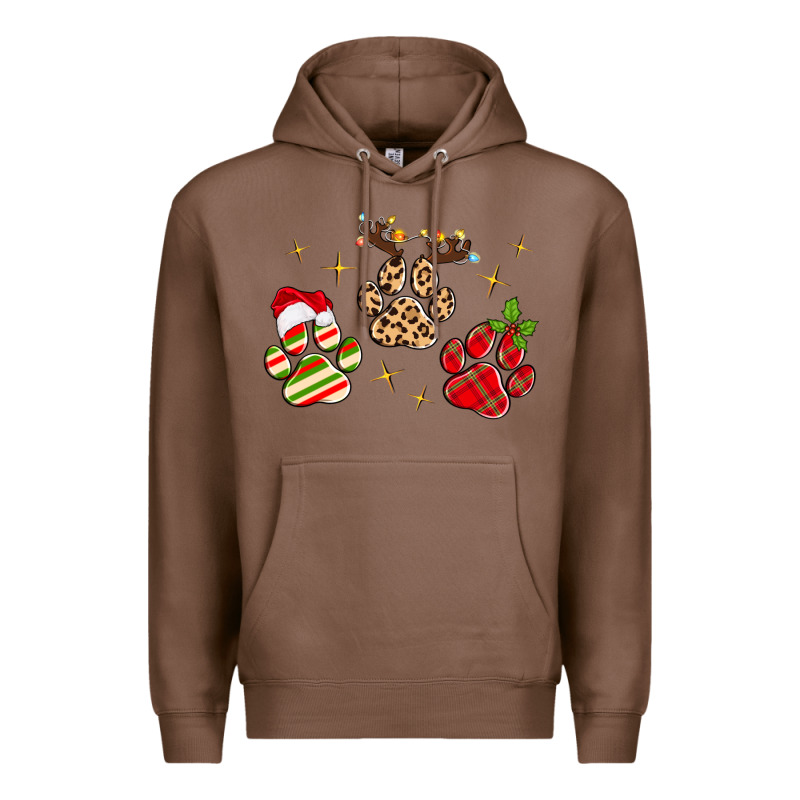 Christmas Paws Premium Hoodie by MaliasSmallBusiness | Teevron