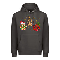 Smoke christmas paws Premium Hoodie - MaliasSmallBusiness