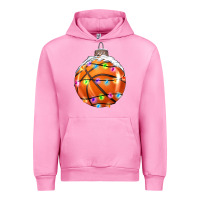 Fuchsia Pink Christmas Basketball Urban Hoodie - RanaPortraitStore