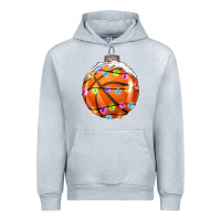 Heather Grey Christmas Basketball Urban Hoodie - RanaPortraitStore
