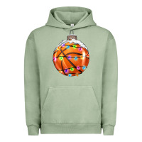 Pigment Oil Green Christmas Basketball Urban Hoodie - RanaPortraitStore