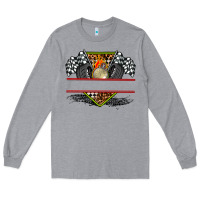 Heather Grey race flag and race equipment Long Sleeve Tee - AdoDesignShop