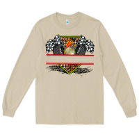 Mushroom race flag and race equipment Long Sleeve Tee - AdoDesignShop