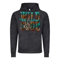 Vintage Black wild soul with skeleton hand Vintage Hoodie - texasbilliewilder