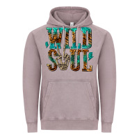 Vintage Zinc wild soul with skeleton hand Vintage Hoodie - texasbilliewilder