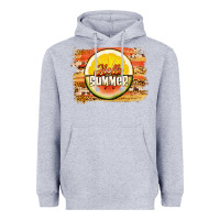 Heather Grey hello summer watermelon lemon Heavyweight Hoodie - Jasminsmagicworld