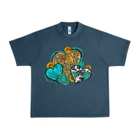 Western Turquoise Hearts Urban Heavy Tee | Teevron