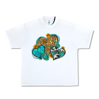 White western turquoise hearts Urban Heavy Tee - Zillion Design Studio
