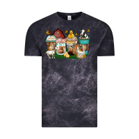Cloud Black farm animals coffee cups Vintage Tee - Zillion Design Studio