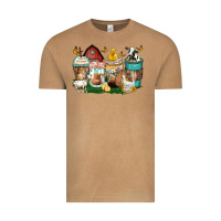 Vintage Camel farm animals coffee cups Vintage Tee - Zillion Design Studio