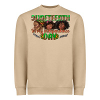 Mushroom juneteenth in my independence day Heavyweight Sweatshirt - texasbilliewilder