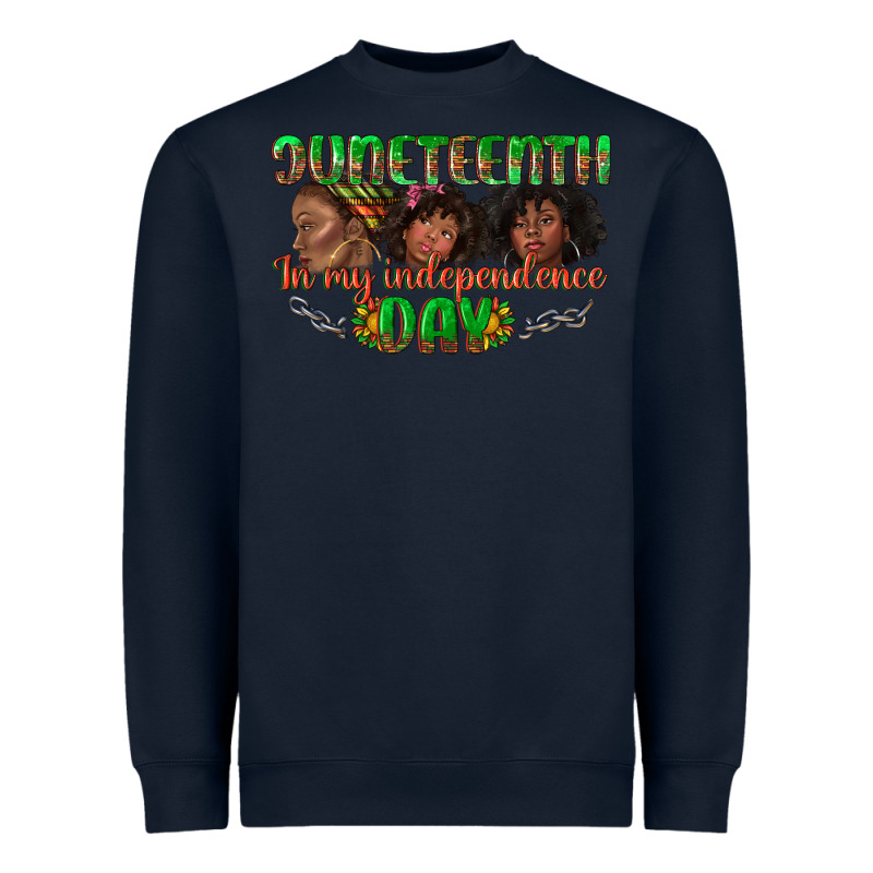 Juneteenth In My Independence Day Heavyweight Sweatshirt by texasbilliewilder | Teevron