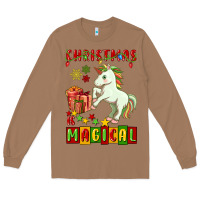 Toasted Coconut christmas magical unicorn Long Sleeve Tee - FaDigitalArtStudio