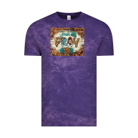 Cloud Purple just pray mousepad Vintage Tee - BarkalooDesign