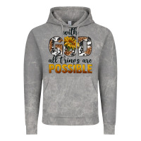 Cloud Rock with god al things ara possible Vintage Hoodie - texasbilliewilder