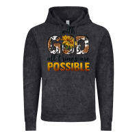 Vintage Black with god al things ara possible Vintage Hoodie - texasbilliewilder