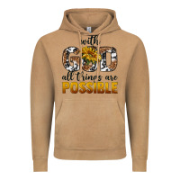 Vintage Camel with god al things ara possible Vintage Hoodie - texasbilliewilder