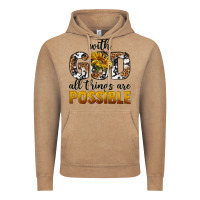Vintage Coffee with god al things ara possible Vintage Hoodie - texasbilliewilder
