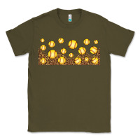 Army Green leopard softball 16oz libbey glass Classic Tee - HRA Design Shop