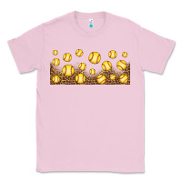 Bubblegum Pink leopard softball 16oz libbey glass Classic Tee - HRA Design Shop