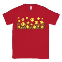 Red leopard softball 16oz libbey glass Classic Tee - HRA Design Shop