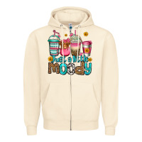 Sandshell just a little moody coffee cups Zipper Hoodie - Jasminsmagicworld