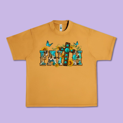 Western Faith Urban Heavy Tee Designed By Zillion Design Studio