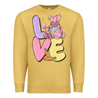 Antique Gold love easter gnome Premium Sweatshirt - MaliasSmallBusiness