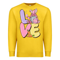 Lemon love easter gnome Premium Sweatshirt - MaliasSmallBusiness