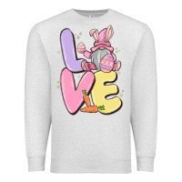 Oatmeal Heather love easter gnome Premium Sweatshirt - MaliasSmallBusiness