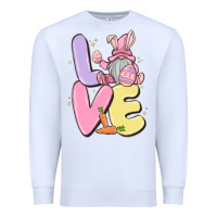 White love easter gnome Premium Sweatshirt - MaliasSmallBusiness