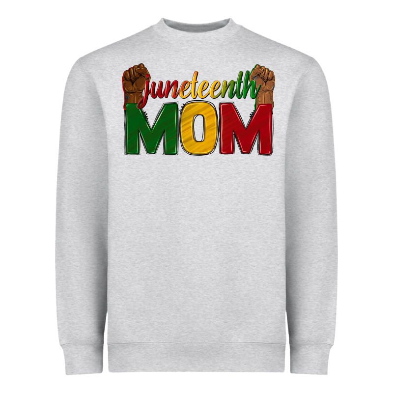 Juneteenth Mom Heavyweight Sweatshirt by texasbilliewilder | Teevron