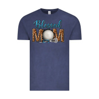 Vintage Denim western blessed mom with lacrosse Vintage Tee - texasbilliewilder