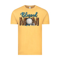 Vintage Mustard western blessed mom with lacrosse Vintage Tee - texasbilliewilder