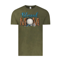 Vintage Olive western blessed mom with lacrosse Vintage Tee - texasbilliewilder