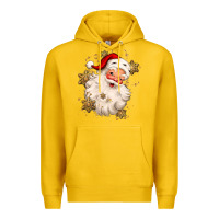 Lemon Christmas santa claus Premium Hoodie - MaliasSmallBusiness