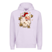 Lilac Christmas santa claus Premium Hoodie - MaliasSmallBusiness