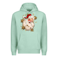 Seafoam Christmas santa claus Premium Hoodie - MaliasSmallBusiness