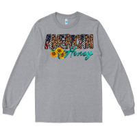 Heather Grey american honey Long Sleeve Tee - RacoonDesign