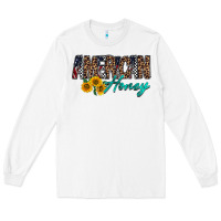 White american honey Long Sleeve Tee - RacoonDesign
