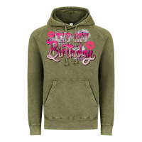 Vintage Olive pink it's my birthday Vintage Hoodie - Zillion Design Studio