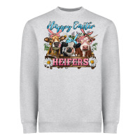 Happy Easter Heifers Heavyweight Sweatshirt | Teevron