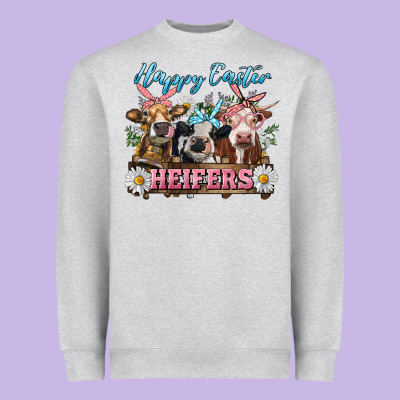 Heavyweight Sweatshirt Happy Easter Heifers