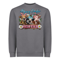 Storm Happy Easter Heifers Heavyweight Sweatshirt - RanaPortraitStore