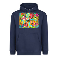 Navy fruit plate Heavyweight Hoodie - Jasminsmagicworld