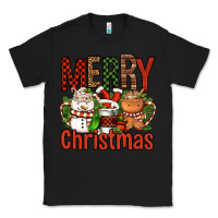 Black Merry Christmas Coffee Cups Classic Tee - FaDigitalArtStudio