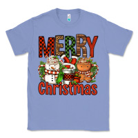 Colony Blue Merry Christmas Coffee Cups Classic Tee - FaDigitalArtStudio